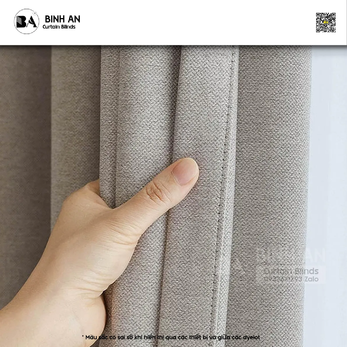 SORA Vải Rèm Thô Bắc Âu